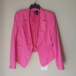 Pink High-Low Blazer - Bisou Bisou - Large